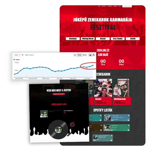 Reszponzív landing oldal készítés mobilra és asztali gépre